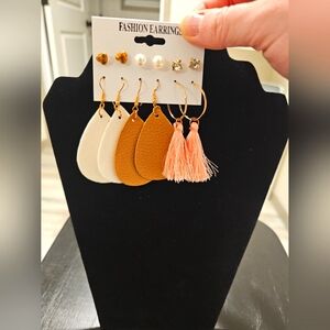 Earrings Set- 6 Pair